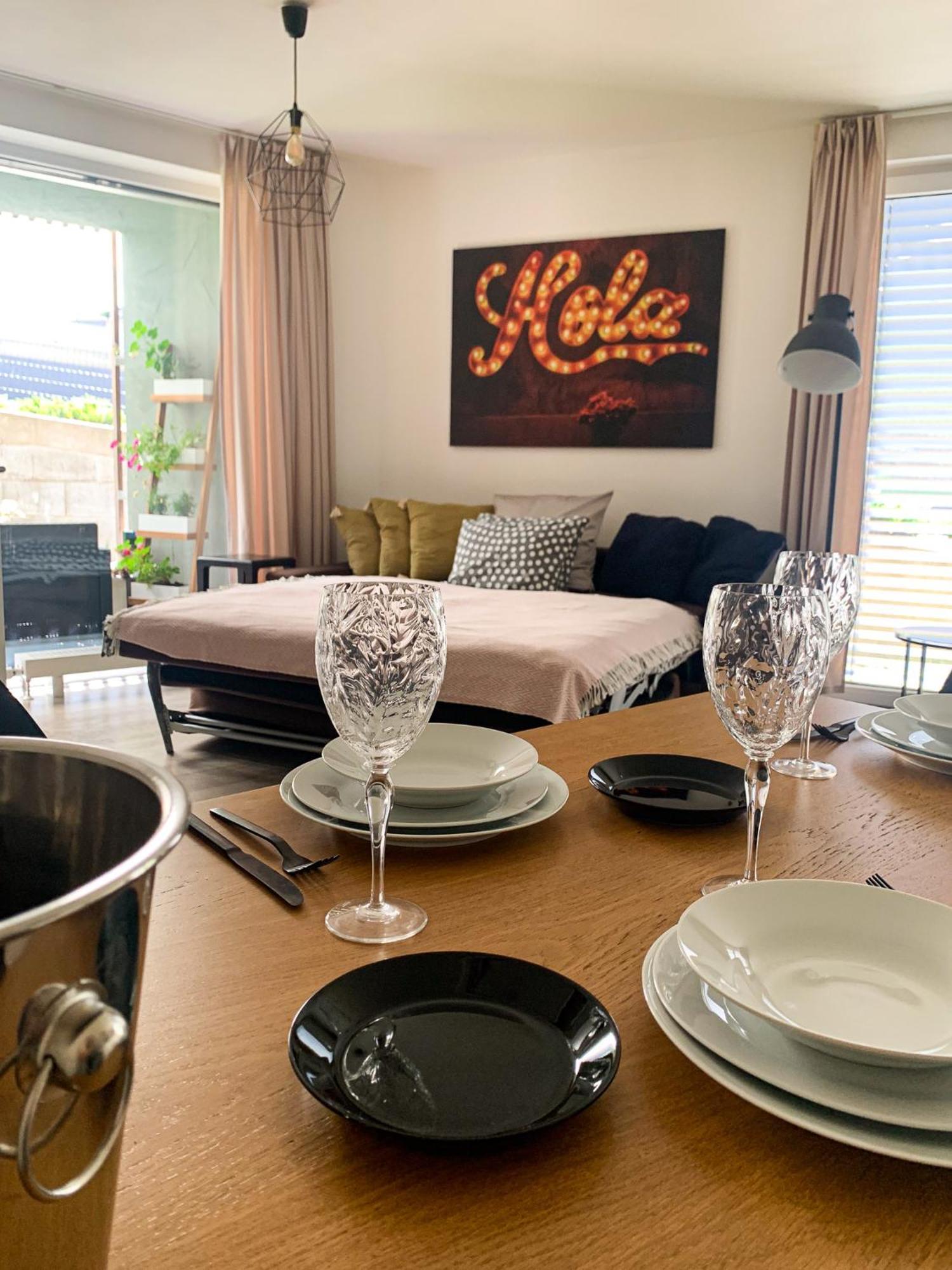 Jezerni Apartman S Terasou A Saunou V Lakepark Residence Doksy  Exteriör bild