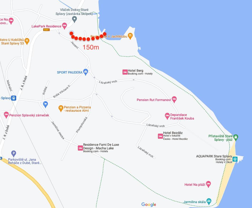 Jezerni Apartman S Terasou A Saunou V Lakepark Residence Doksy  Exteriör bild